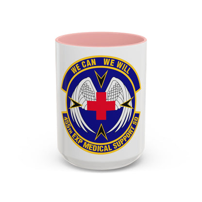 455th Expeditionary Medical Support Squadron (U.S. Air Force) Accent Coffee Mug