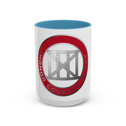 18 Engineer Battalion (U.S. Army) Accent Coffee Mug