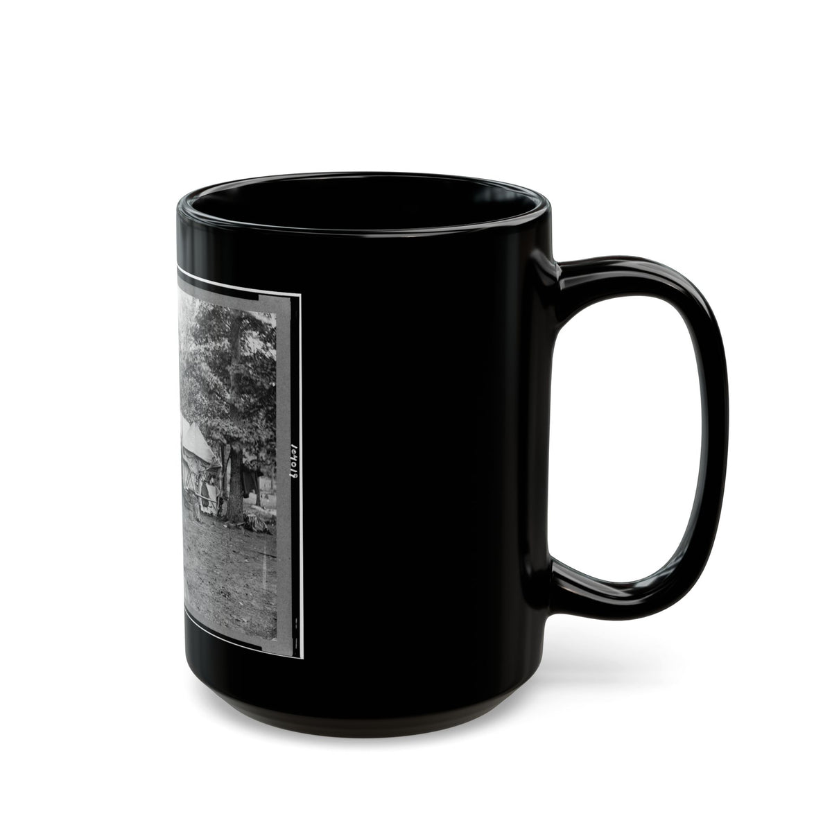 Regimental Staff, New York Volunteers, Near Bealton I.E., Bealeton , Va. (U.S. Civil War) Black Coffee Mug