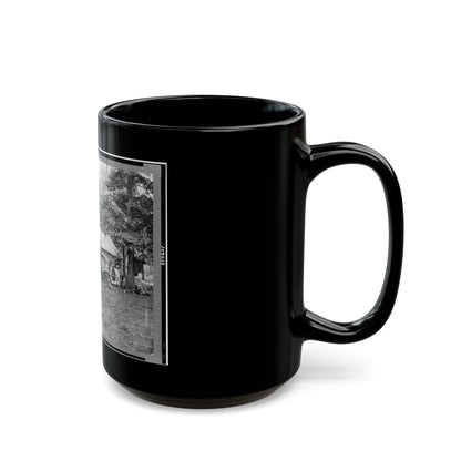 Regimental Staff, New York Volunteers, Near Bealton I.E., Bealeton , Va. (U.S. Civil War) Black Coffee Mug
