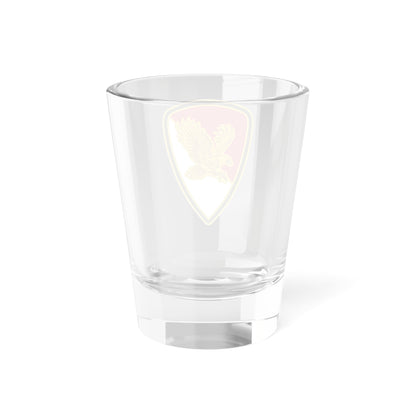 Verre à liqueur de la 21e brigade de cavalerie (armée américaine) 1,5 oz