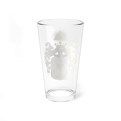POL COA Chamier (Poland) (Coat of Arms) Pint Glass 16oz