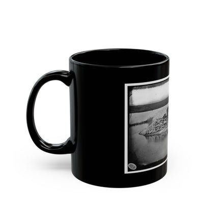 Morris Island, South Carolina. Battery Hays. One 8-Inch Parrot Rifle, Dismounted. Breaching Battery Against Fort Sumter (U.S. Civil War) Black Coffee Mug