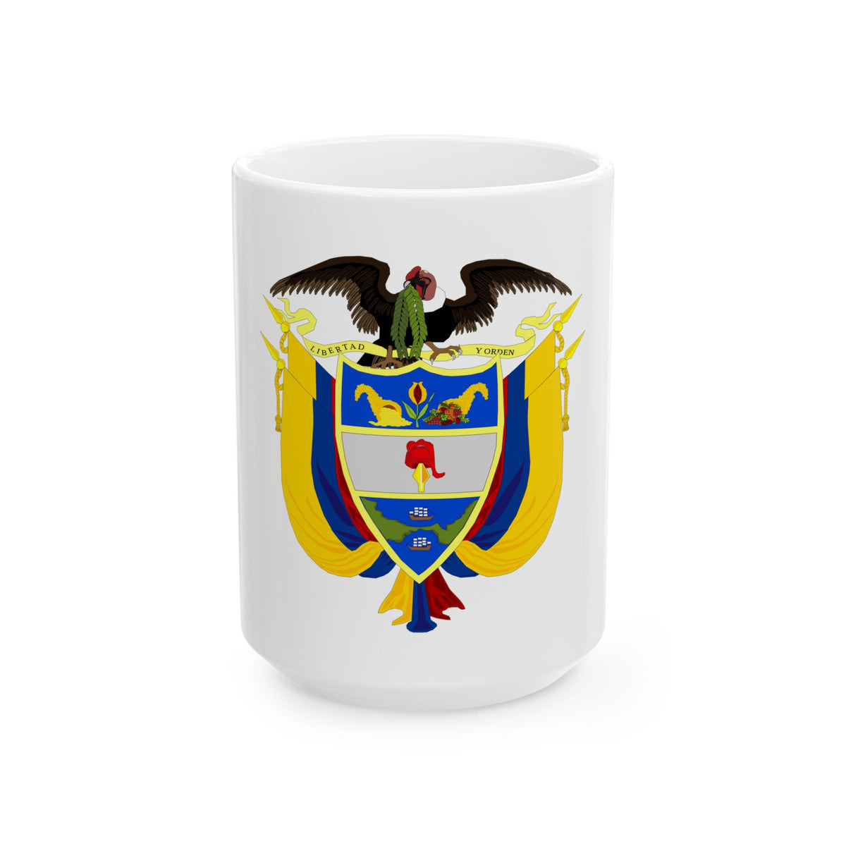 Coat of arms of Colombia 3 - White Coffee Mug