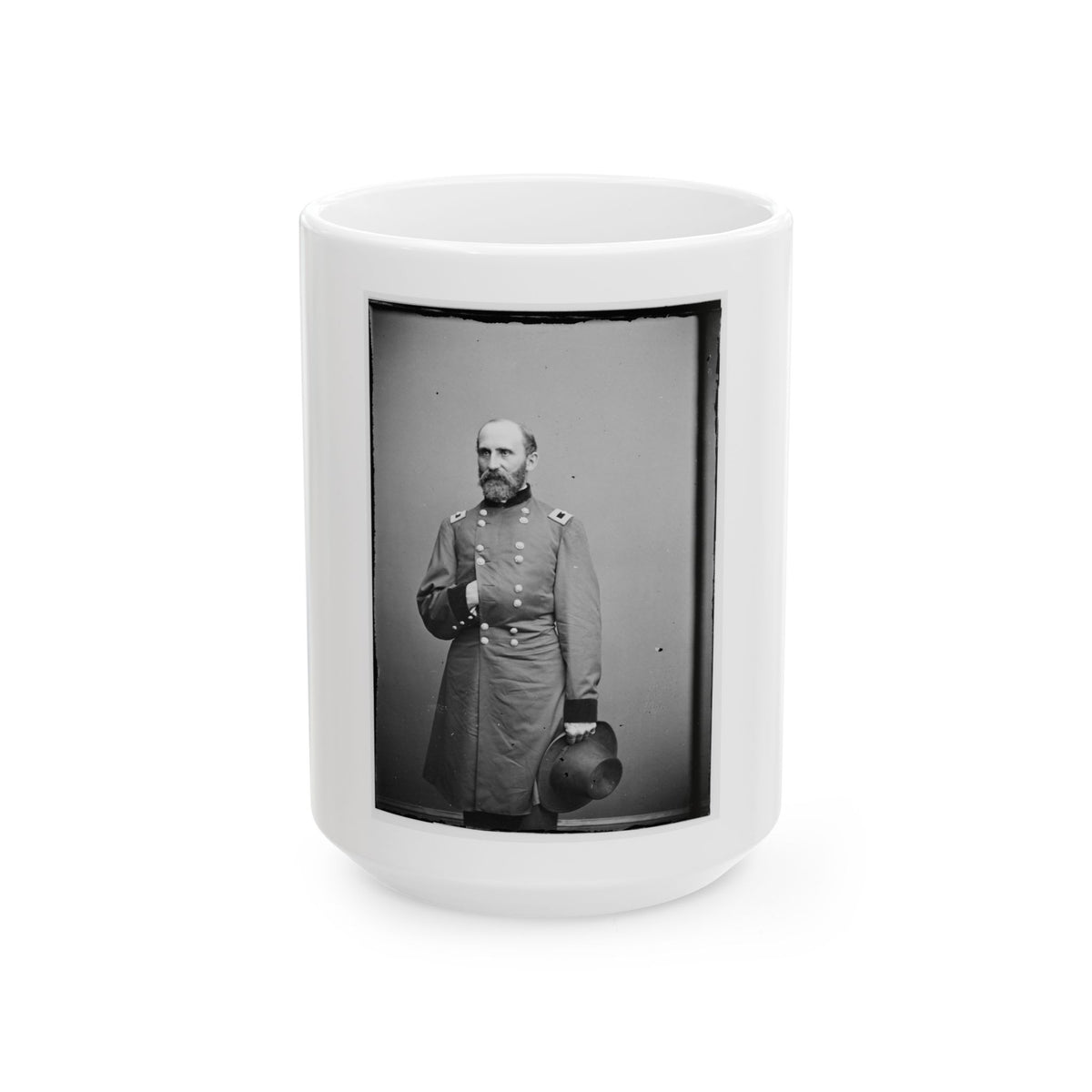 Brig. Maj. Gen. Rufus Saxton (U.S. Civil War) White Coffee Mug