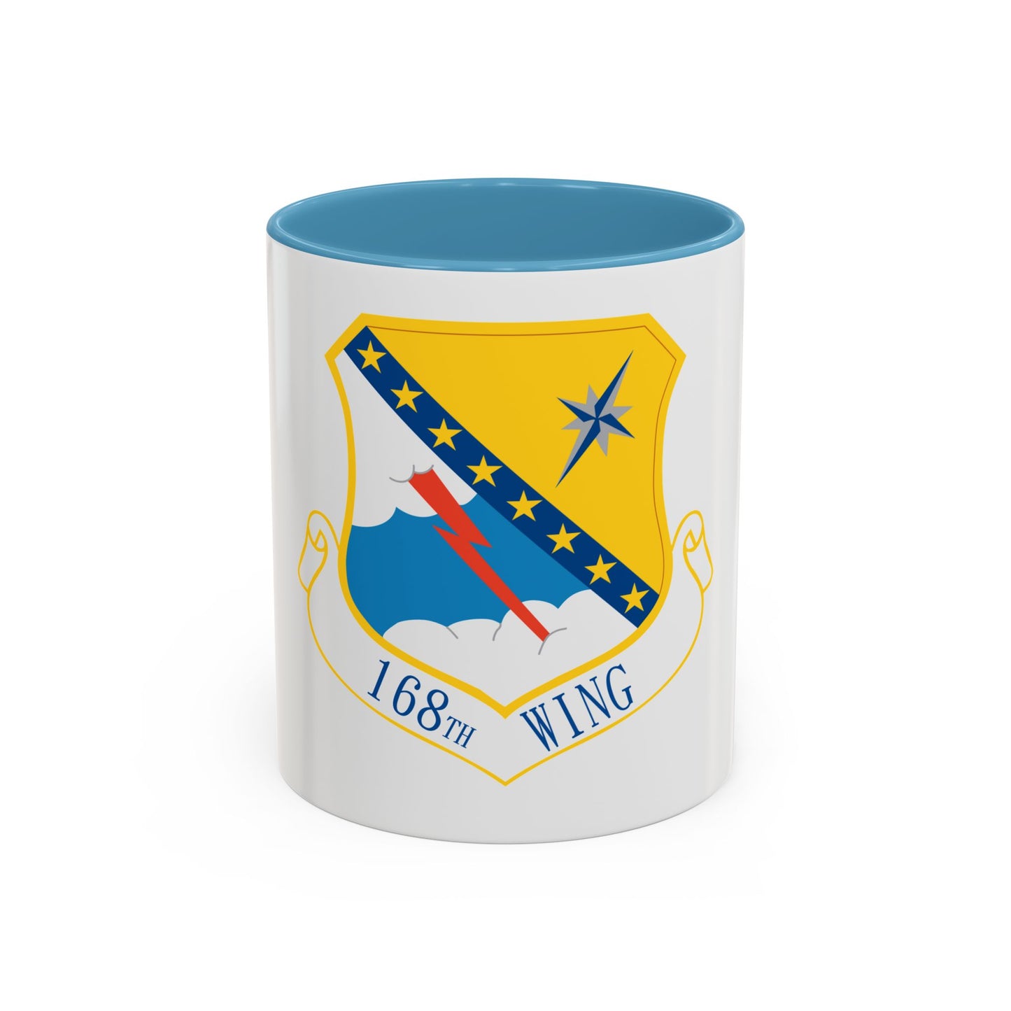 168th Wing emblem (U.S. Air Force) Accent Coffee Mug