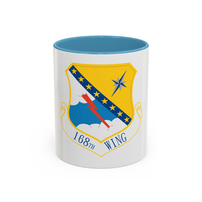 168th Wing emblem (U.S. Air Force) Accent Coffee Mug