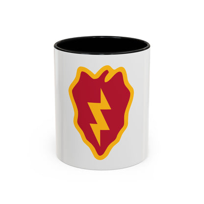 25th Infantry Division shoulder sleeve insignia (U.S. Army) Accent Coffee Mug