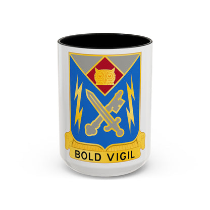 105 Military Intelligence Battalion (U.S. Army) Accent Coffee Mug