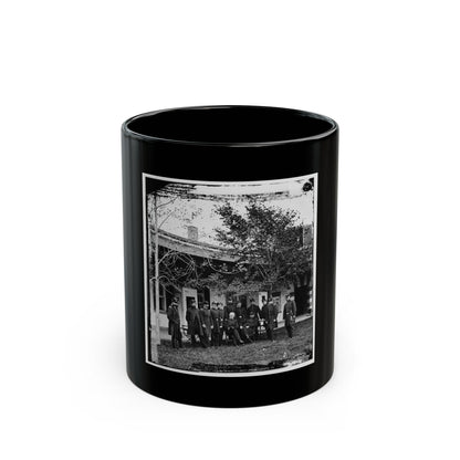 Brig. Gen. Mathew Martin  Burke & Staff. (U.S. Civil War) Black Coffee Mug