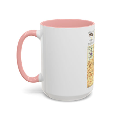 Jerusalem (1996) (Map) Accent Coffee Mug
