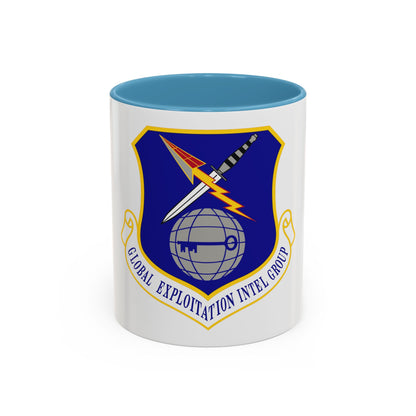 Global Exploitation Intelligence Group (U.S. Air Force) Accent Coffee Mug