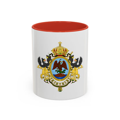 Coat of Arms Second Mexican Empire - Accent Coffee Mug