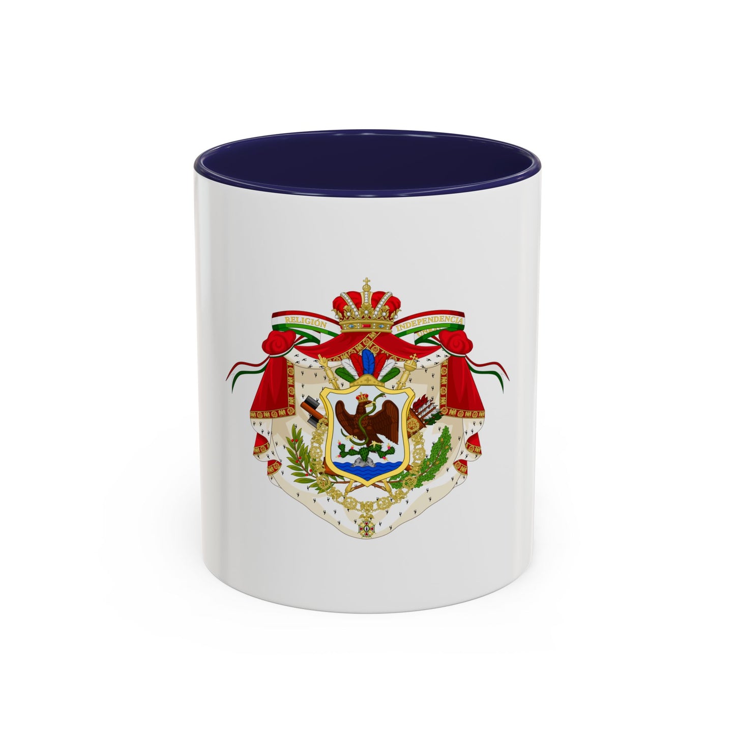 Coat of Arms of the First Mexican Empire - Accent Coffee Mug