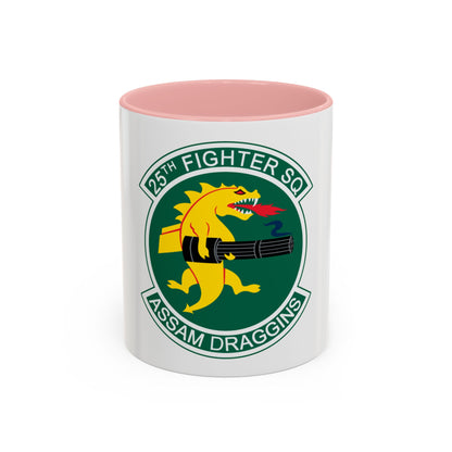 25th Fighters Sq (U.S. Air Force) Accent Coffee Mug