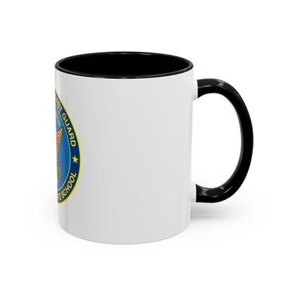USCG Officer Candidate School (U.S. Coast Guard) Accent Coffee Mug