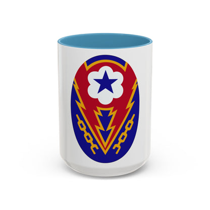 Communications Zone Personnel Europe (U.S. Army) Accent Coffee Mug