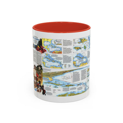 West Indies 2 (1987) (Map) Accent Coffee Mug