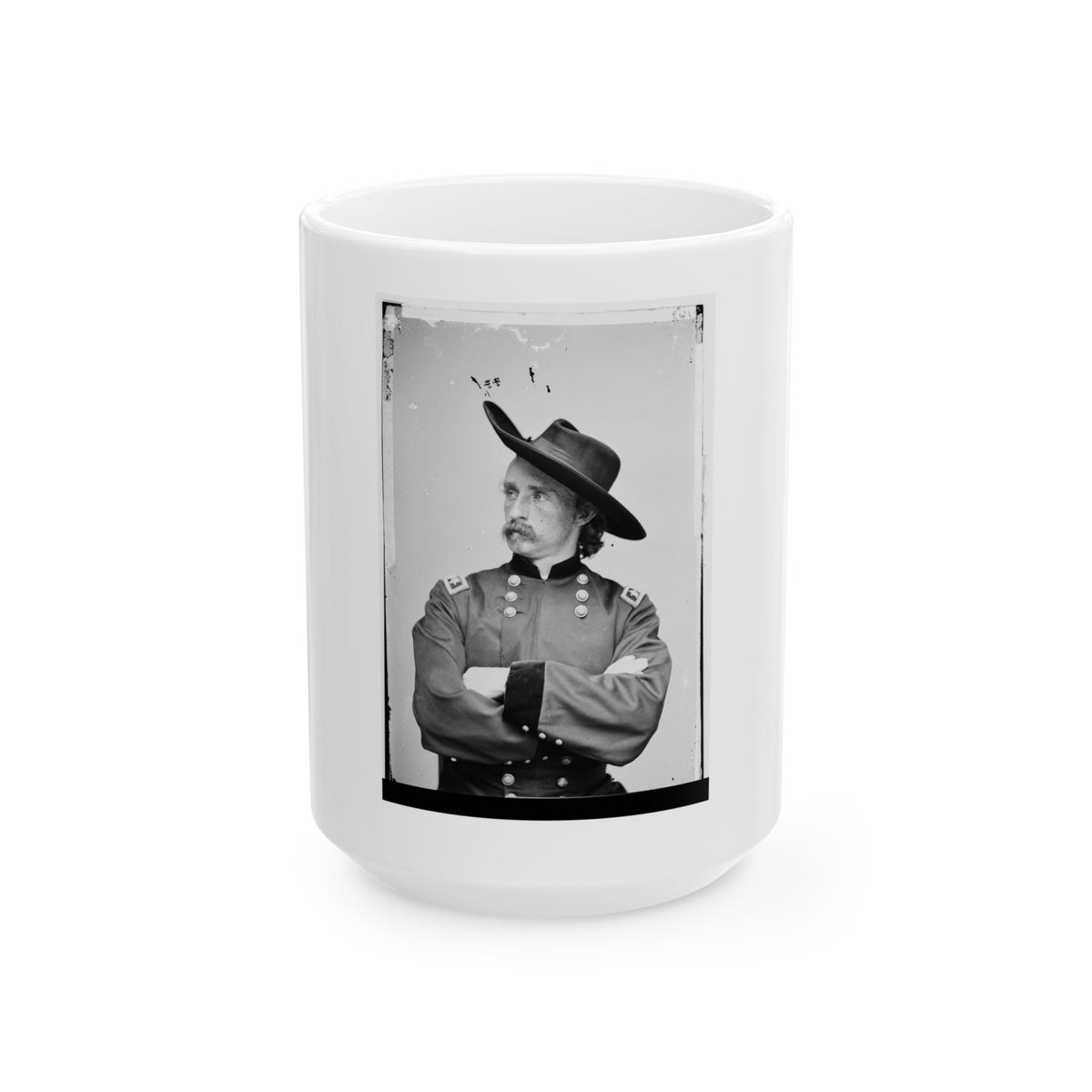 Major General George Armstrong Custer (U.S. Civil War) White Coffee Mug