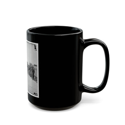 District Of Columbia. Soldiers At Gate Of Fort Slemmer (U.S. Civil War) Black Coffee Mug