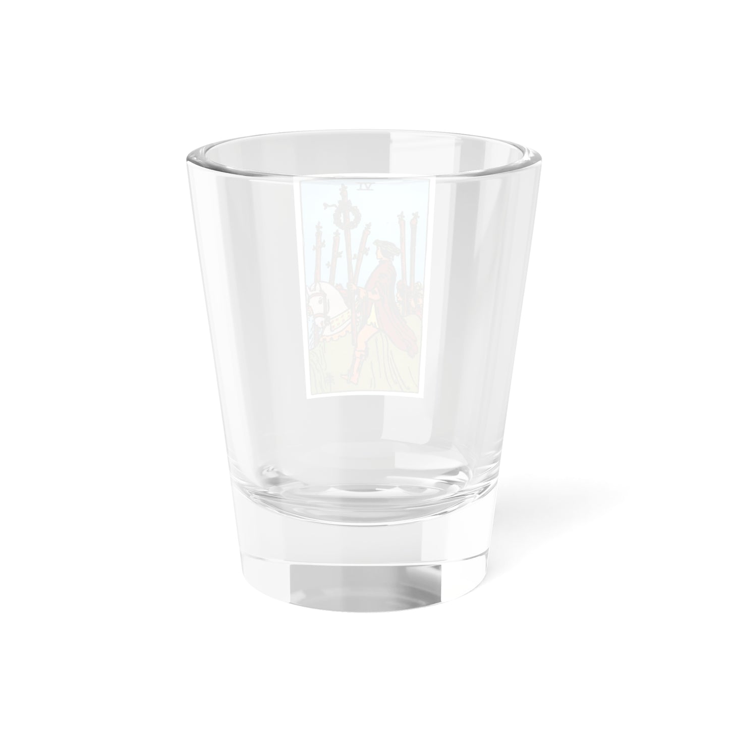 The 6 of Wands (Tarot Card) Shot Glass 1.5oz-Go Mug Yourself