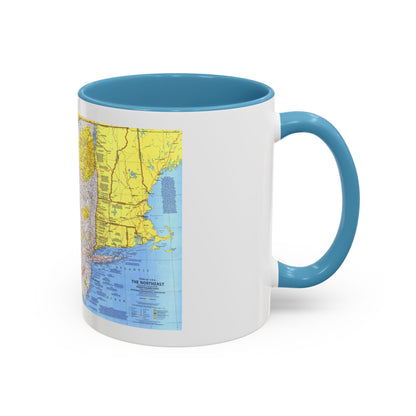 USA - Northeast 1 (1978) (Map) Accent Coffee Mug