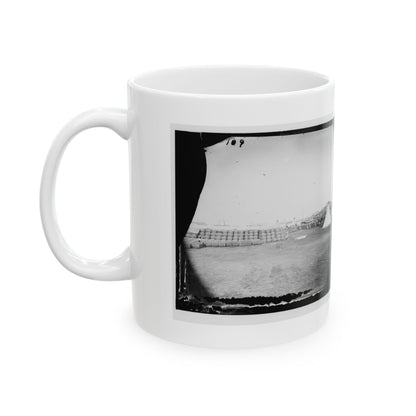 Aquia Creek Landing, Virginia. View From Commissary Department (U.S. Civil War) White Coffee Mug