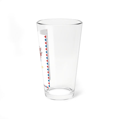 Flag of Letavertes vertical (Hungary) Pint Glass 16oz