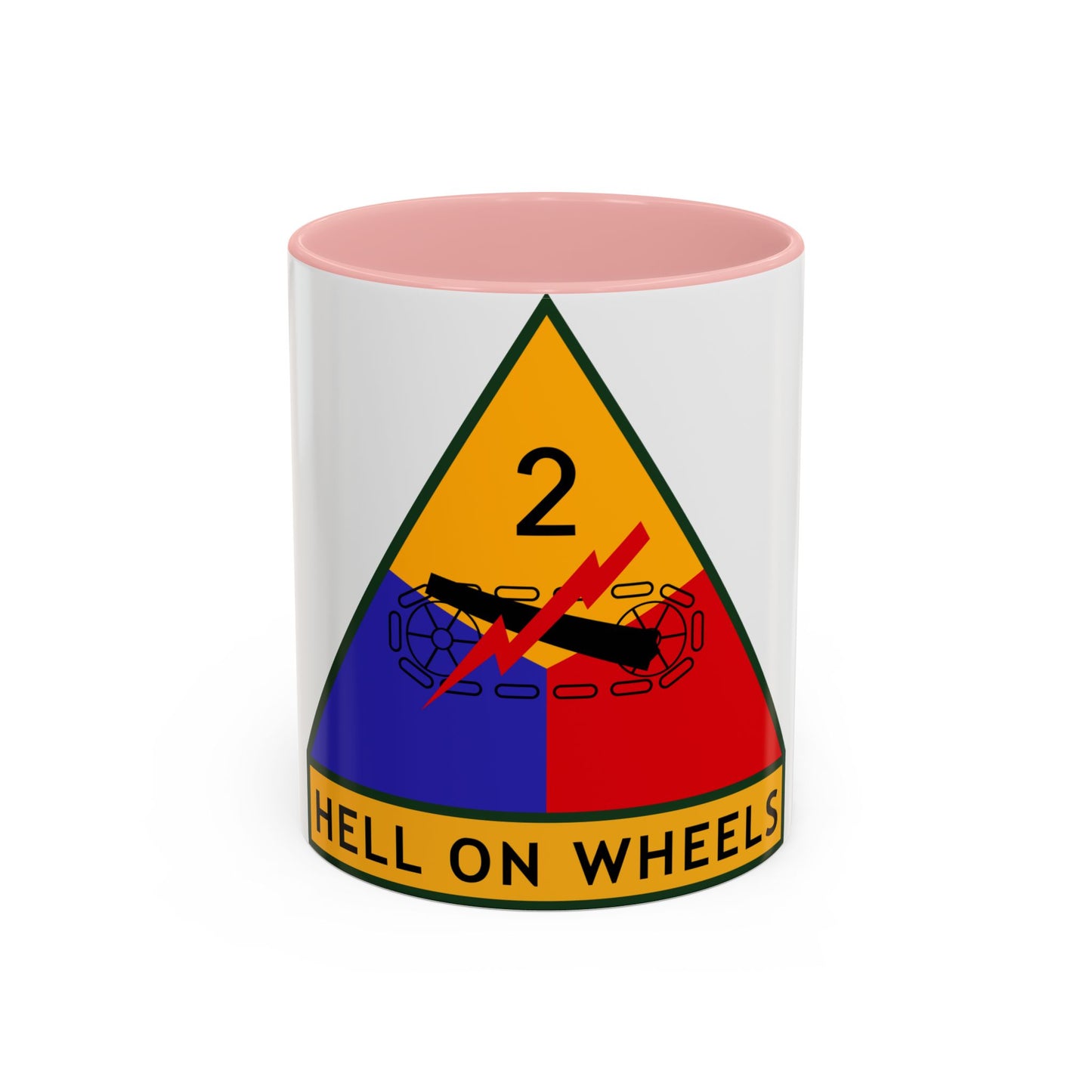 2nd Armored Division (U.S. Army) Accent Coffee Mug