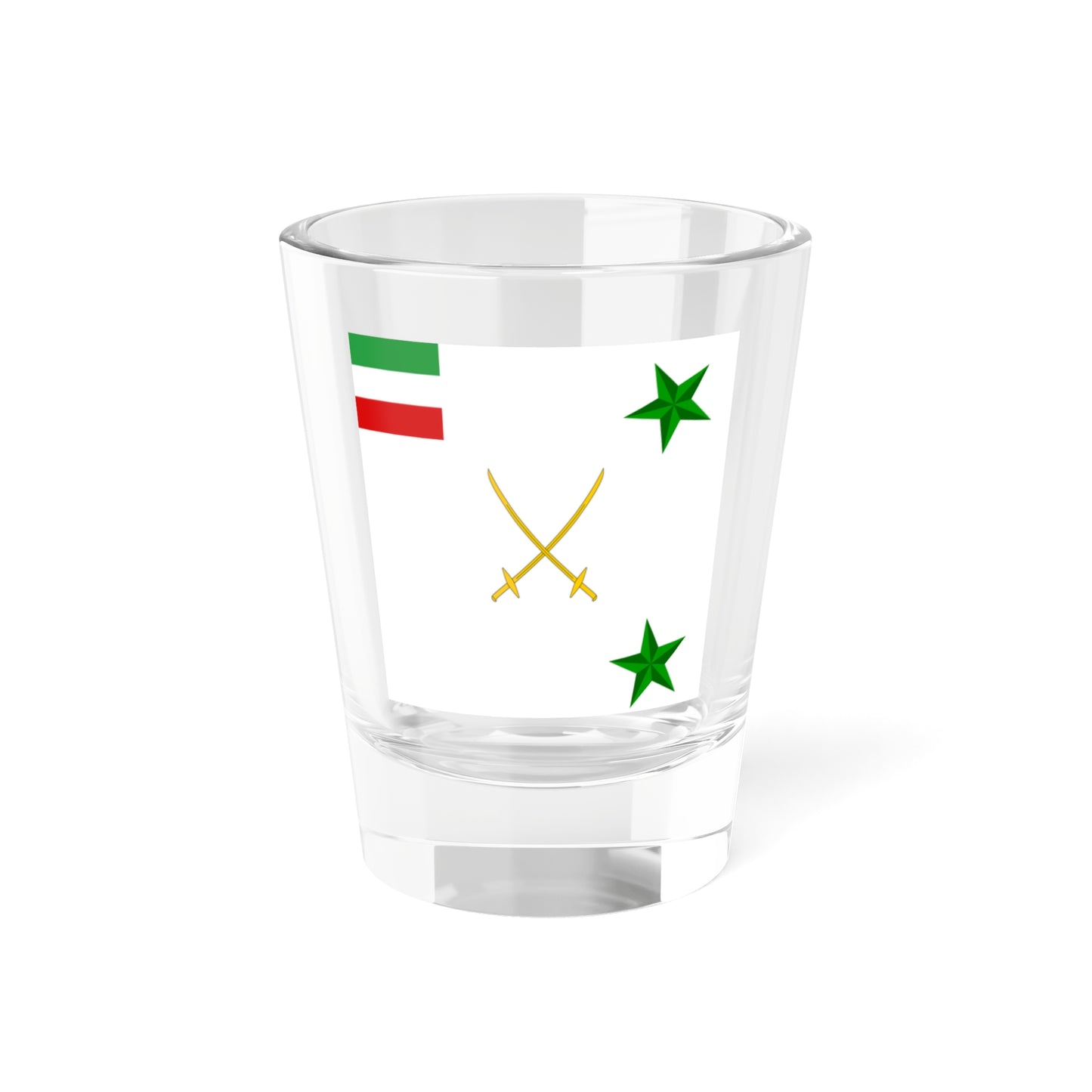 Flag of a Persian Division General (Iran) Shot Glass 1.5oz
