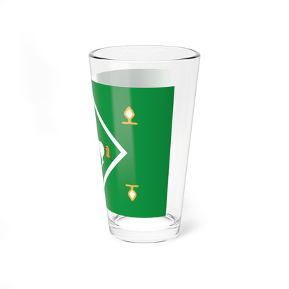 Flag of Yanaulsky rayon (Russia) Pint Glass 16oz