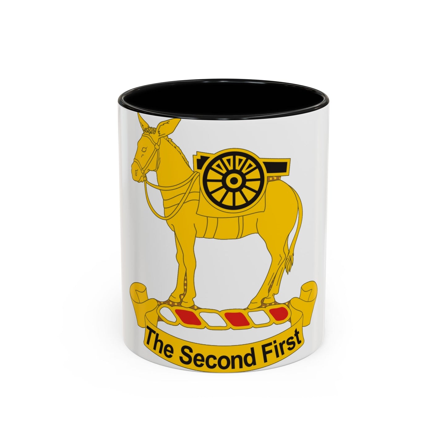 2nd Field Artillery Regiment (U.S. Army) Accent Coffee Mug