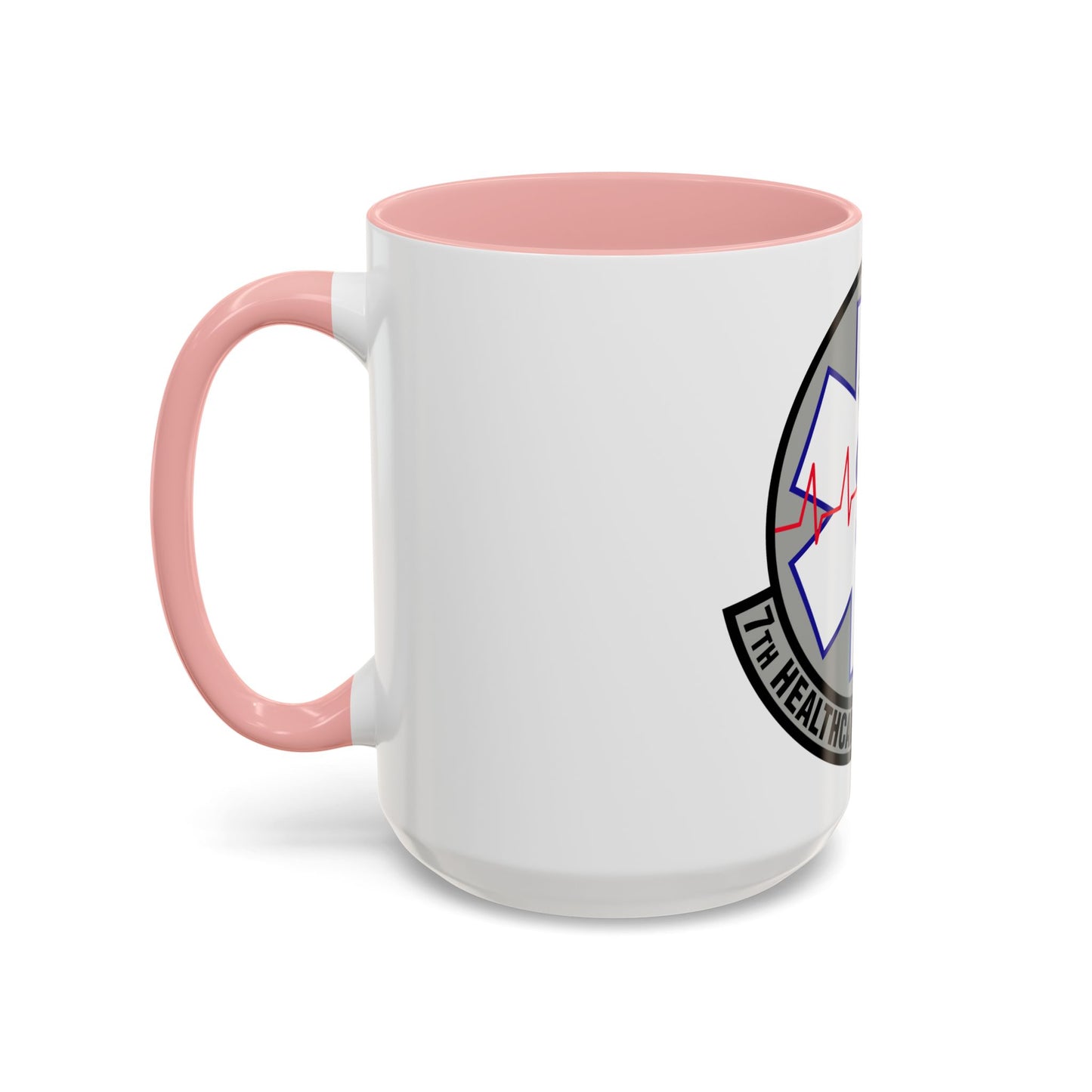 7 Healthcare Operations Squadron AFGSC (U.S. Air Force) Accent Coffee Mug