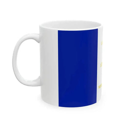 145e regiment dinfanterie de ligne-drapeau (France) White Coffee Mug - Go Mug Yourself