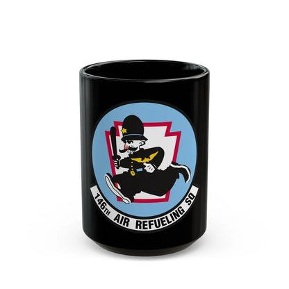 146 Air Refueling Squadron (U.S. Air Force) Black Coffee Mug-15oz-Go Mug Yourself