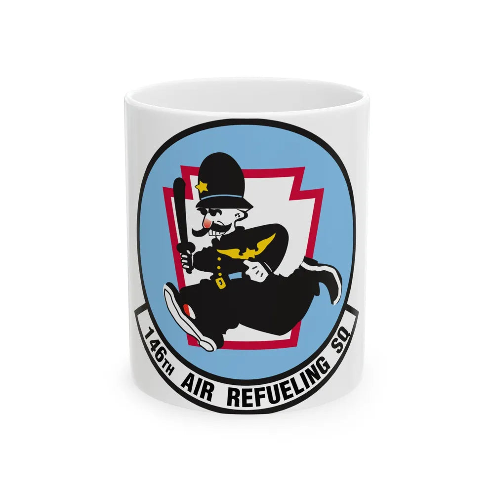 146 Air Refueling Squadron (U.S. Air Force) White Coffee Mug-11oz-Go Mug Yourself