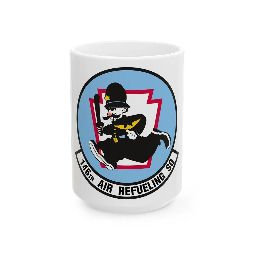 146 Air Refueling Squadron (U.S. Air Force) White Coffee Mug-15oz-Go Mug Yourself