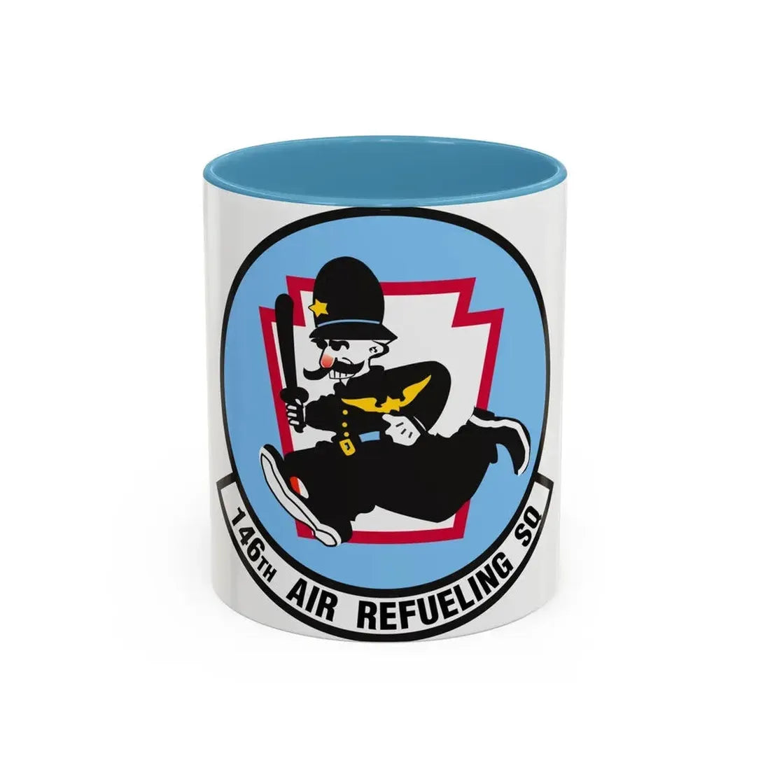 146 Air Refueling Squadron (U.S. Air Force) Accent Coffee Mug - Go Mug Yourself