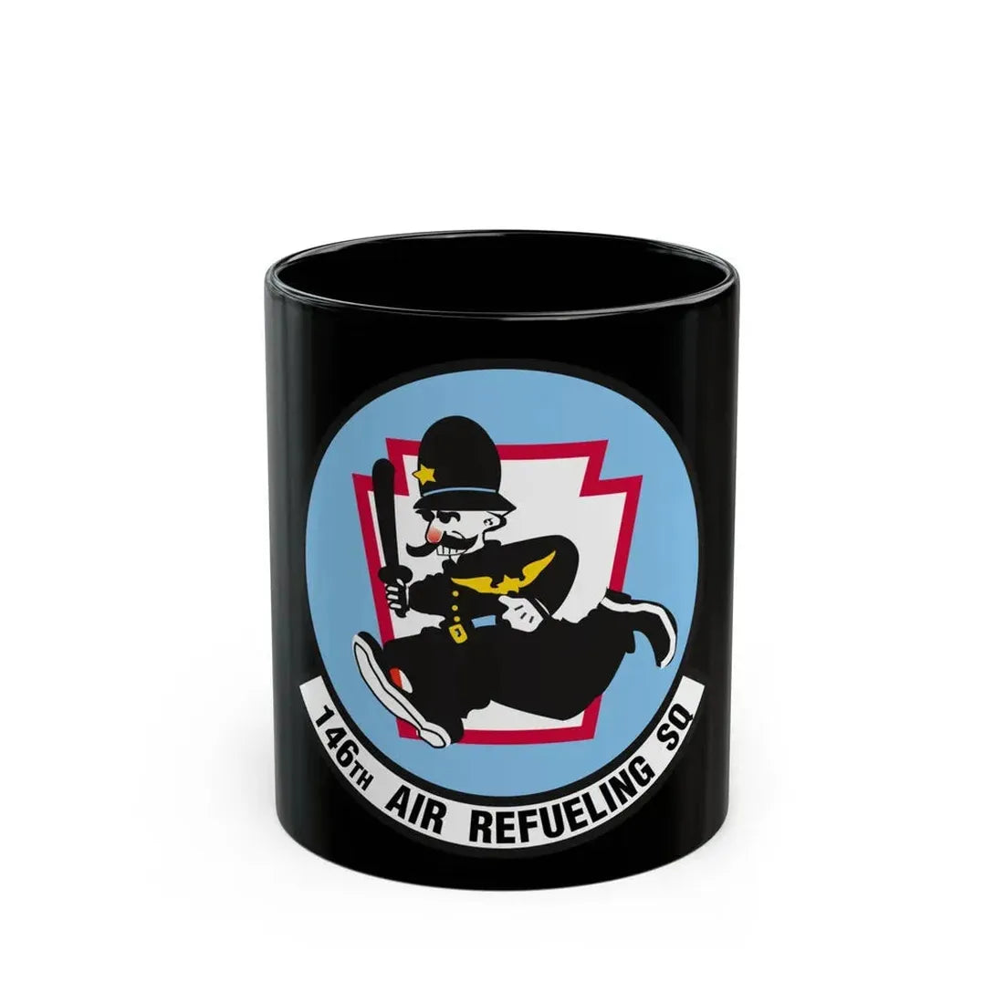 146 Air Refueling Squadron (U.S. Air Force) Black Coffee Mug 11oz - Go Mug Yourself