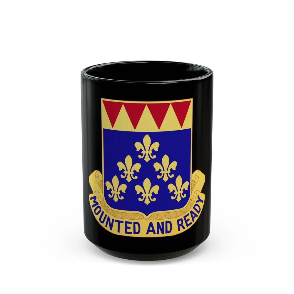 146 Cavalry Regiment (U.S. Army) Black Coffee Mug-15oz-Go Mug Yourself