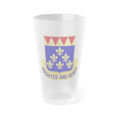 146 Cavalry Regiment (U.S. Army) Frosted Pint Glass 16oz-Go Mug Yourself