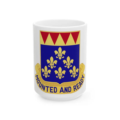 146 Cavalry Regiment (U.S. Army) White Coffee Mug-15oz-Go Mug Yourself