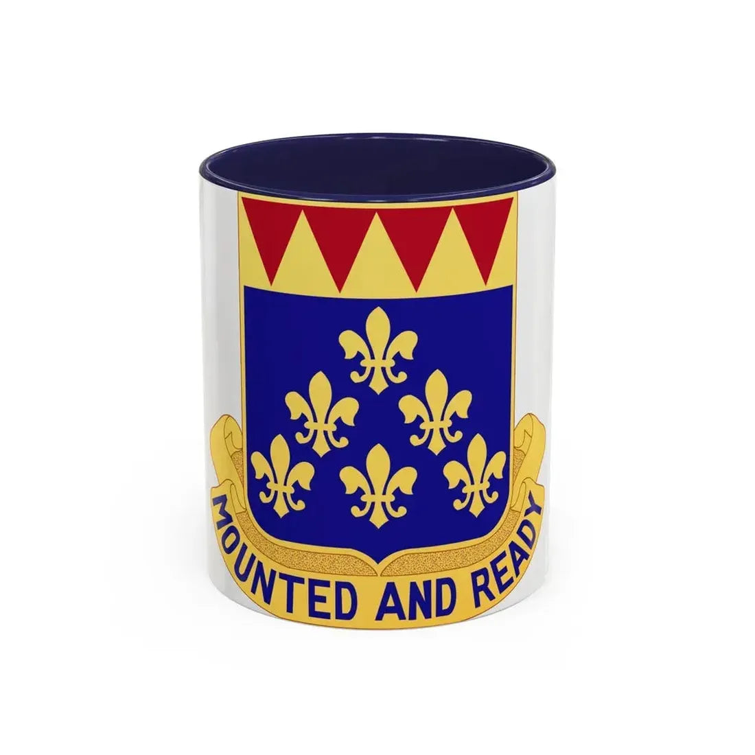 146 Cavalry Regiment (U.S. Army) Accent Coffee Mug 11oz Navy - Go Mug Yourself