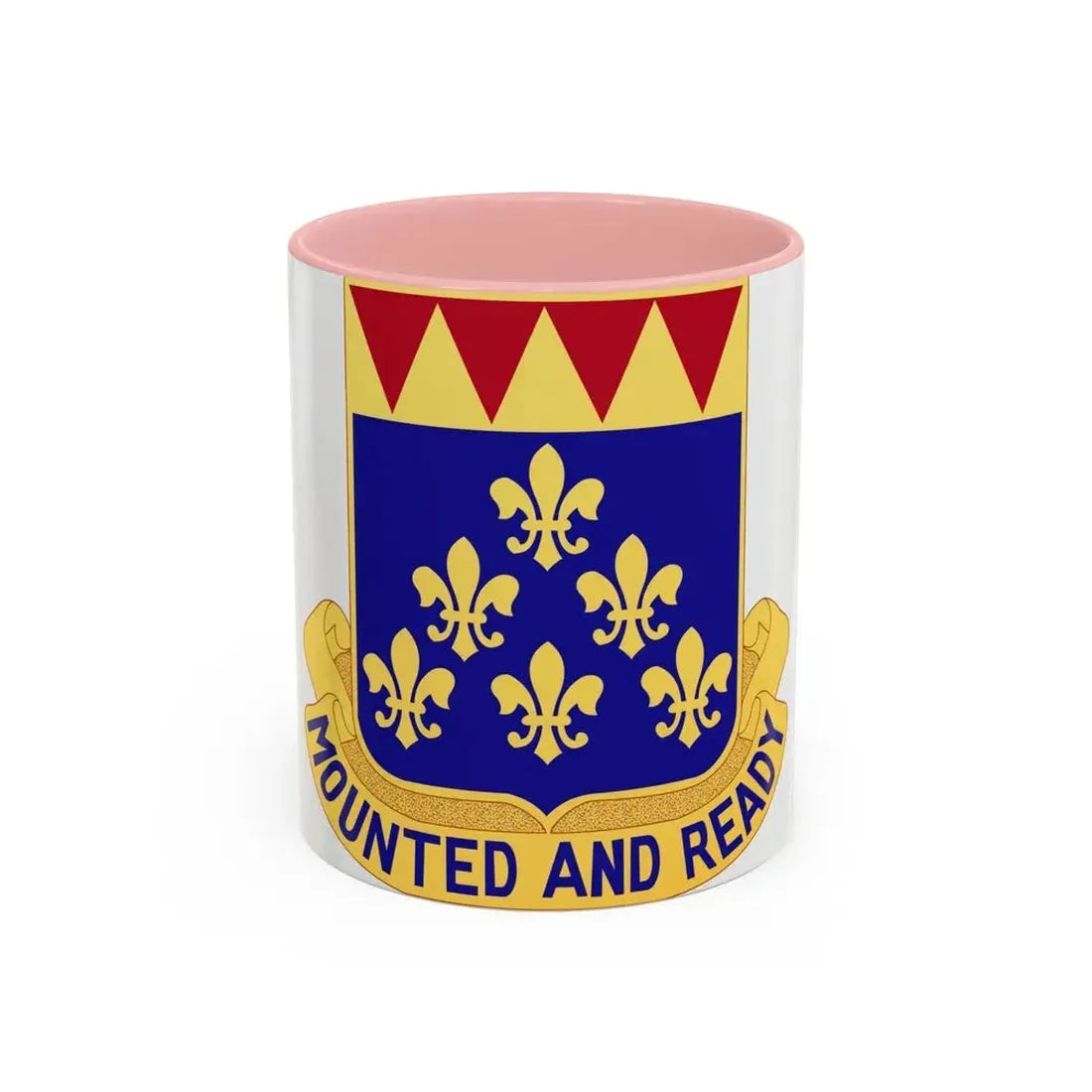 146 Cavalry Regiment (U.S. Army) Accent Coffee Mug 11oz Pink - Go Mug Yourself