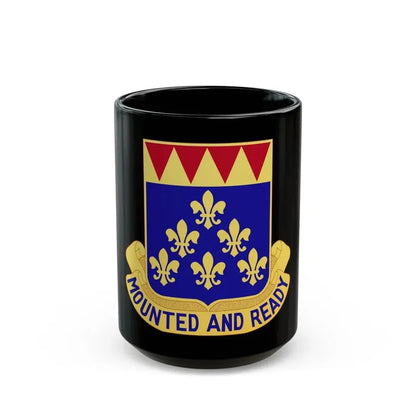 146 Cavalry Regiment (U.S. Army) Black Coffee Mug 15oz - Go Mug Yourself