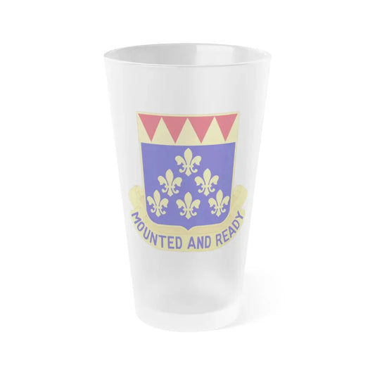 146 Cavalry Regiment (U.S. Army) Frosted Pint Glass 16oz Default Title - Go Mug Yourself