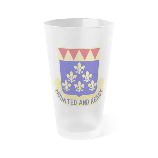 146 Cavalry Regiment (U.S. Army) Frosted Pint Glass 16oz Default Title - Go Mug Yourself