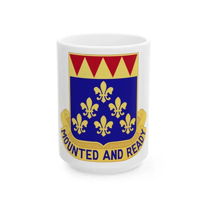 146 Cavalry Regiment (U.S. Army) White Coffee Mug 15oz - Go Mug Yourself