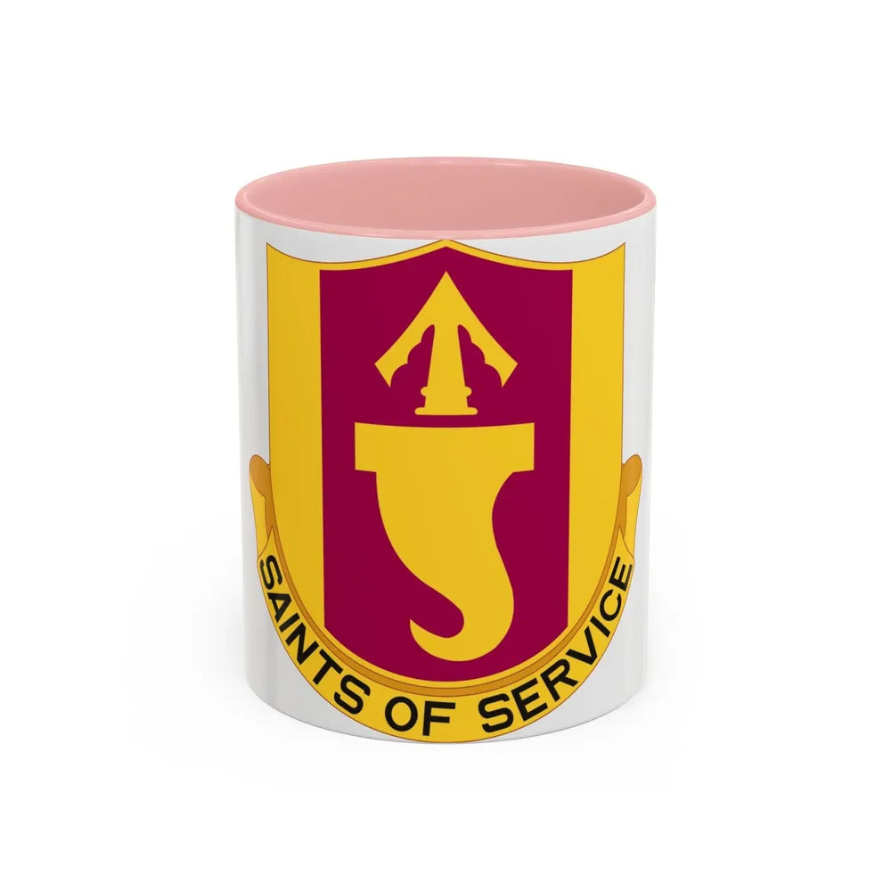 146 Signal Battalion (U.S. Army) Accent Coffee Mug-11oz-Pink-Go Mug Yourself