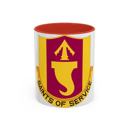 146 Signal Battalion (U.S. Army) Accent Coffee Mug-11oz-Red-Go Mug Yourself